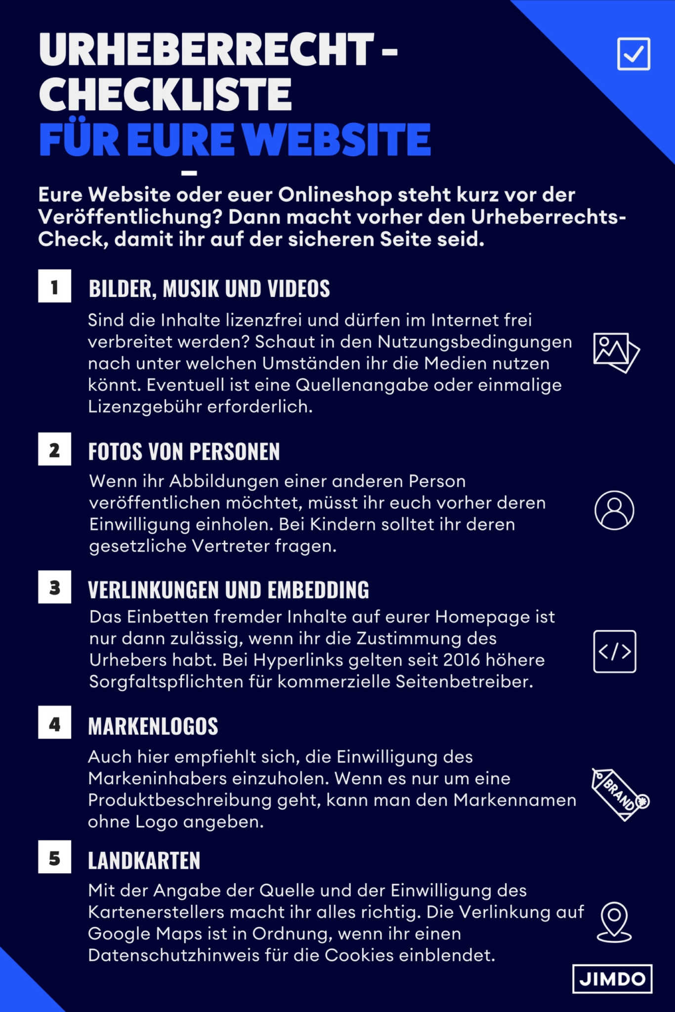 Tipps Zum Urheberrecht Im Internet | Urheberrecht-Checkliste