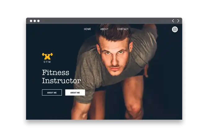 Sports coaching website example