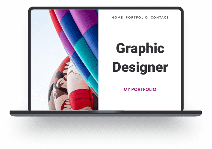 Exemple de site de designer graphique